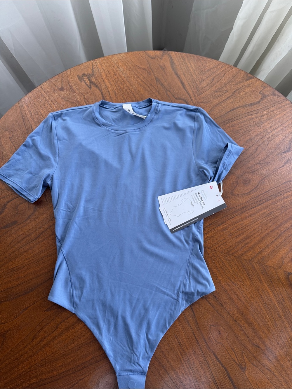 NWT Lululemon Wundermost Ultra-Soft Nulu Short-Sleeve Crew Thong Bodysuit
